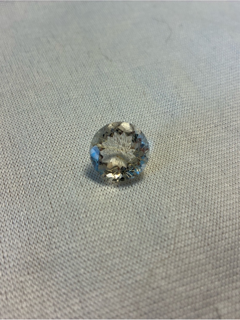 Faceted Rutilated Quartz - Picture 3 of 4